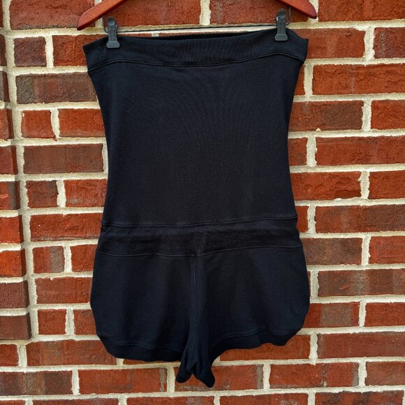 Rue 21 Shorts Romper Juniors Large Black Strapless Built-In Shelf Bra - Picture 2 of 9